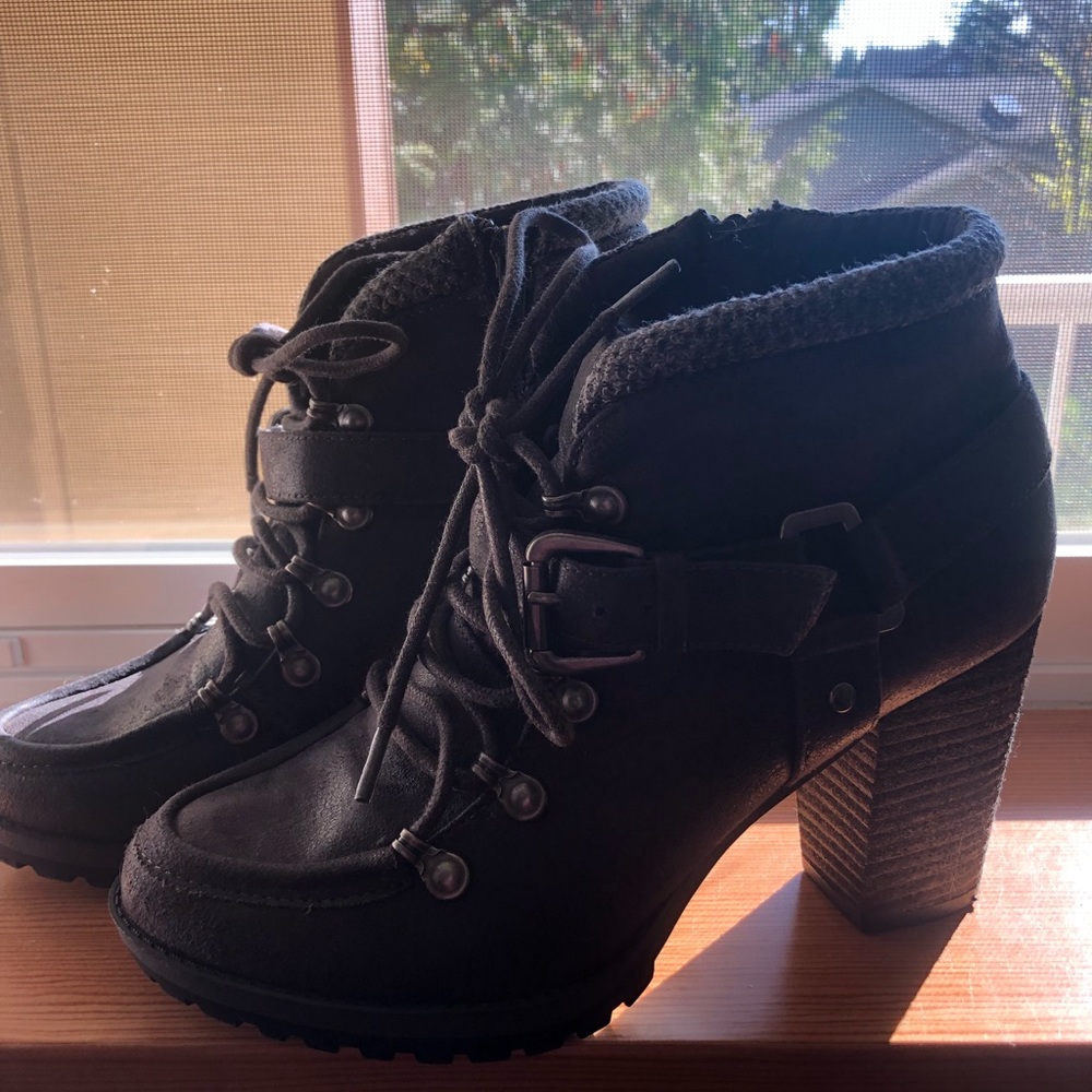 Buckle Ankle Boots